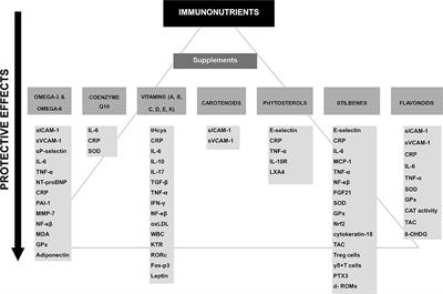 Clinical Advances in Immunonutrition and Atherosclerosis: A Review